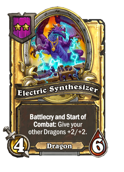 Electric Synthesizer Hearthstone kártya