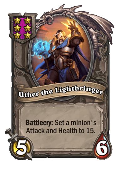 Uther the Lightbringer Hearthstone kártya