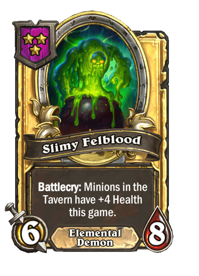 Slimy Felblood Hearthstone kártya