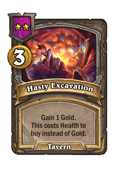 Hasty Excavation