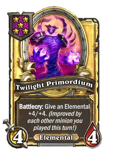 Twilight Primordium Hearthstone kártya