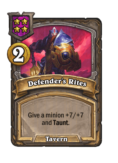 Defender's Rites