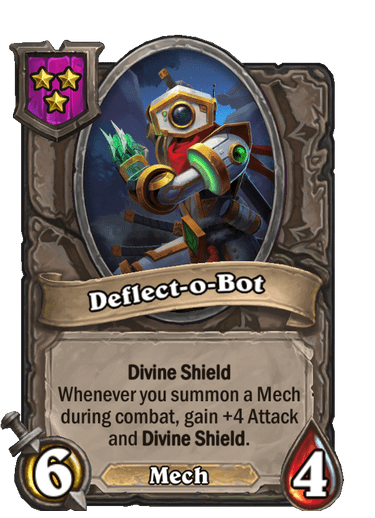 Deflect-o-Bot Hearthstone kártya