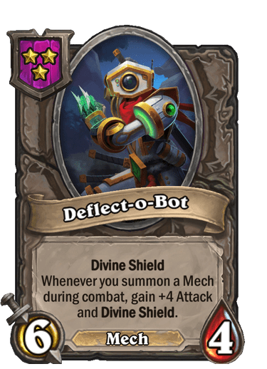 Deflect-o-Bot Hearthstone kártya