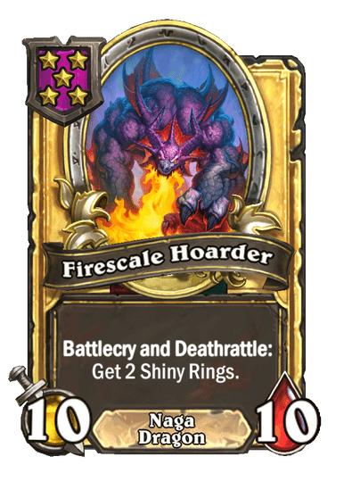 Firescale Hoarder Hearthstone kártya