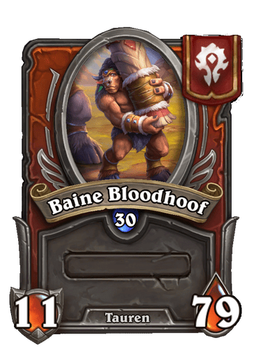 Baine Bloodhoof Hearthstone kártya