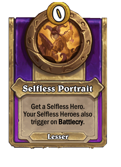 Selfless Portrait