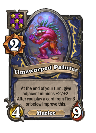 Timewarped Painter Hearthstone kártya