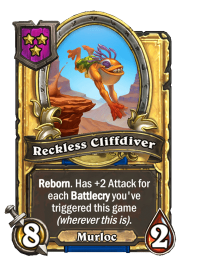Reckless Cliffdiver Hearthstone kártya