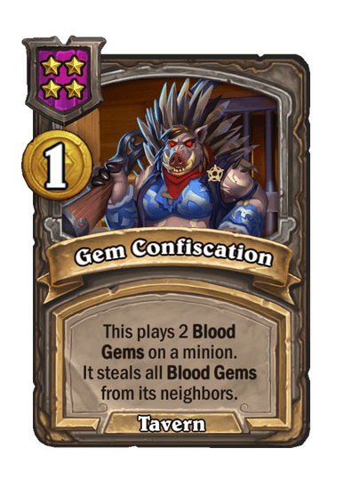 Gem Confiscation