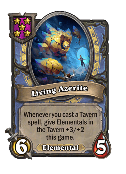 Living Azerite Hearthstone kártya