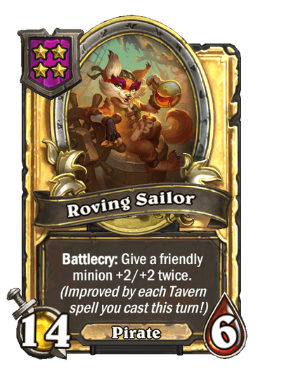 Roving Sailor Hearthstone kártya