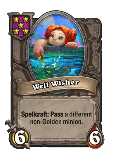 Well Wisher Hearthstone kártya