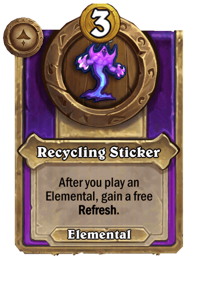 Recycling Sticker
