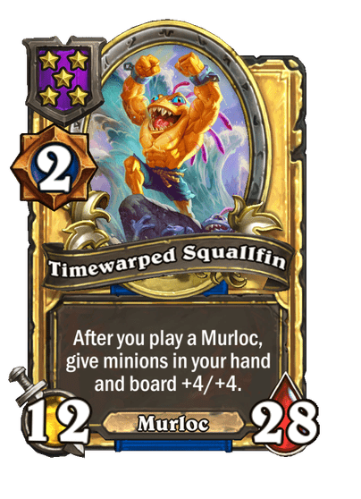Timewarped Squallfin Hearthstone kártya