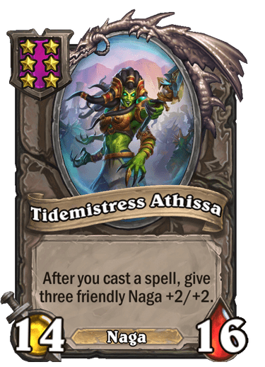 Tidemistress Athissa Hearthstone kártya
