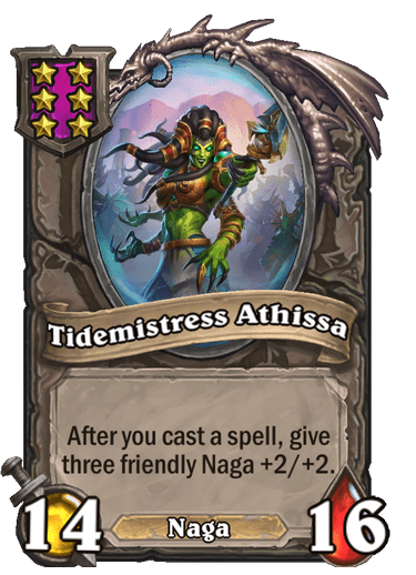 Tidemistress Athissa Hearthstone kártya
