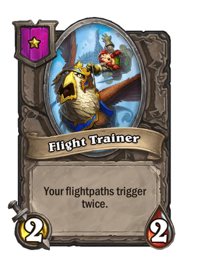 Flight Trainer Hearthstone kártya