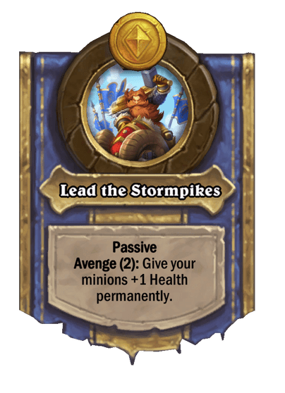 Lead the Stormpikes Hearthstone kártya