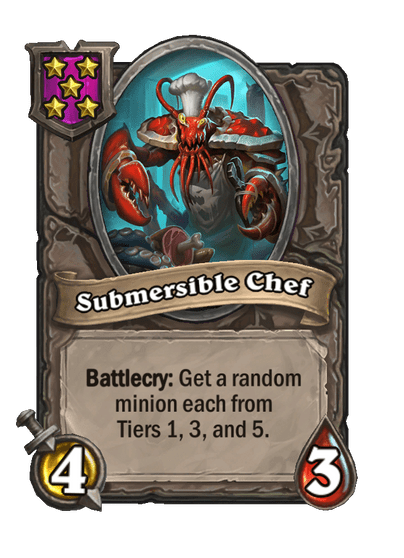 Submersible Chef Hearthstone kártya