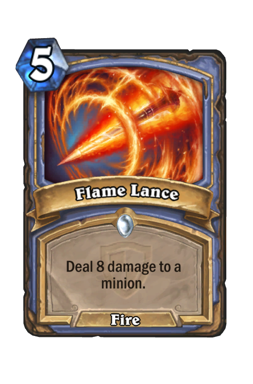 Flame Lance Hearthstone kártya
