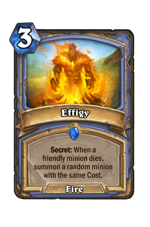 Effigy Hearthstone kártya
