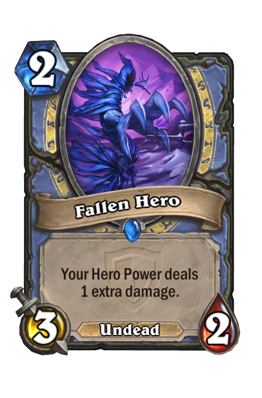 Fallen Hero Hearthstone kártya