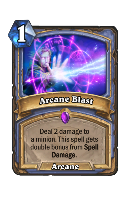 Arcane Blast Hearthstone kártya