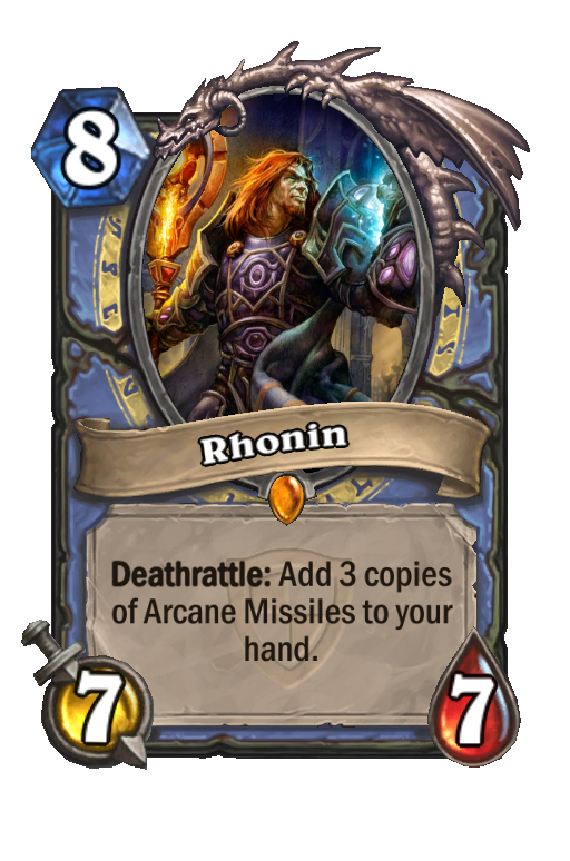 Rhonin Hearthstone kártya