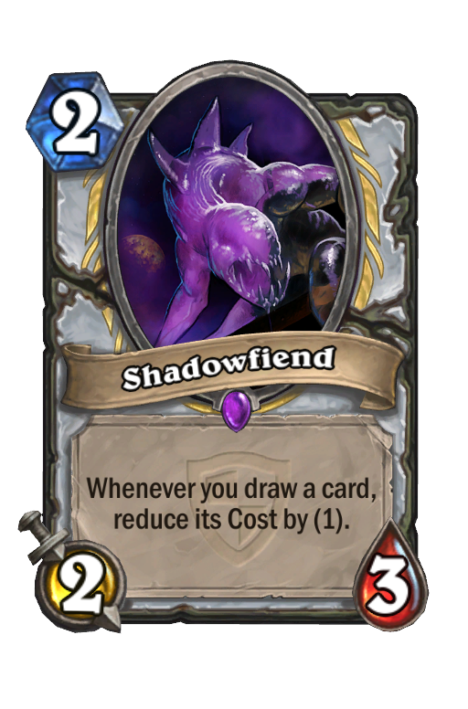 Shadowfiend Hearthstone kártya