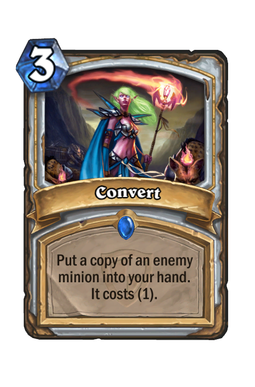 Convert Hearthstone kártya
