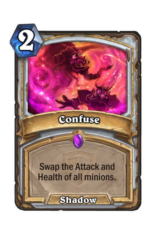 Confuse Hearthstone kártya