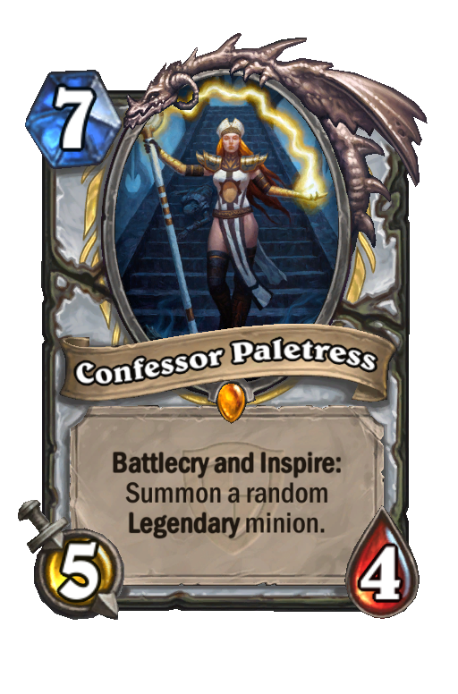 Confessor Paletress Hearthstone kártya