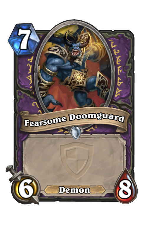 Fearsome Doomguard Hearthstone kártya