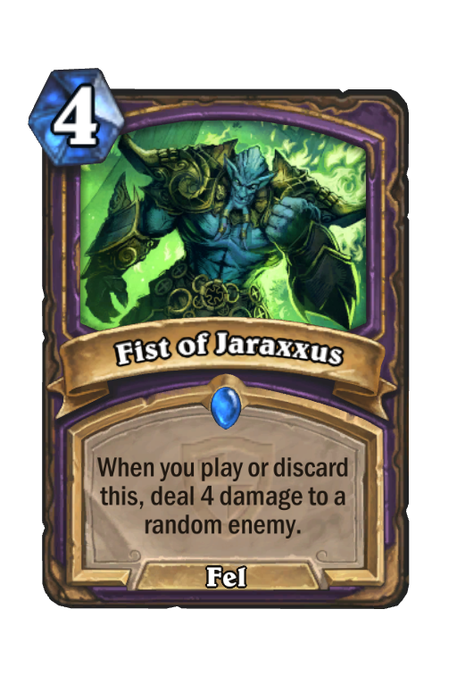 Fist of Jaraxxus Hearthstone kártya