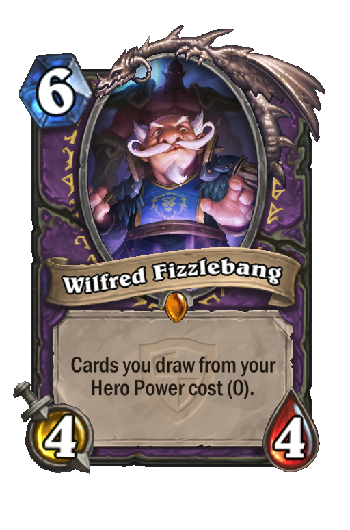 Wilfred Fizzlebang Hearthstone kártya