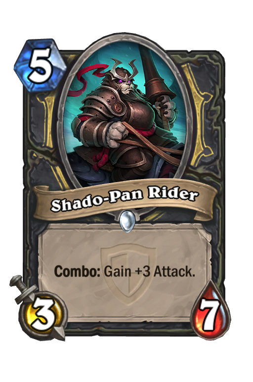 Shado-Pan Rider Hearthstone kártya