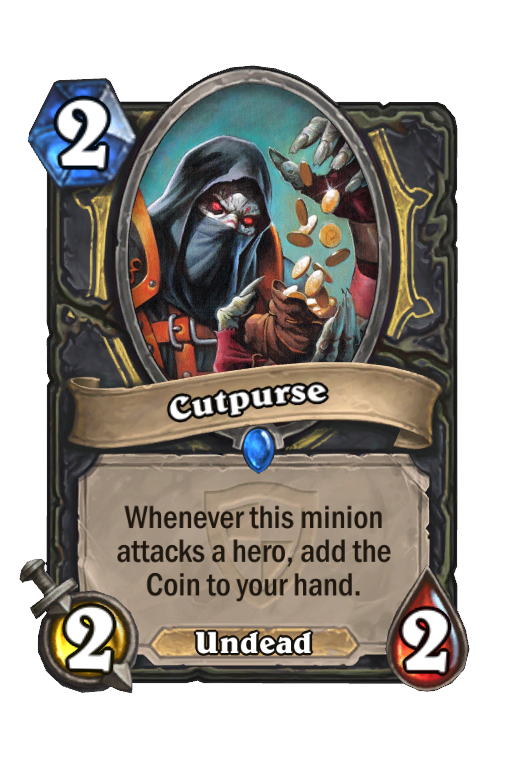 Cutpurse Hearthstone kártya