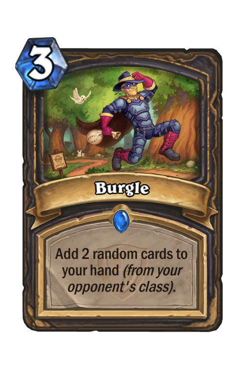 Burgle Hearthstone kártya