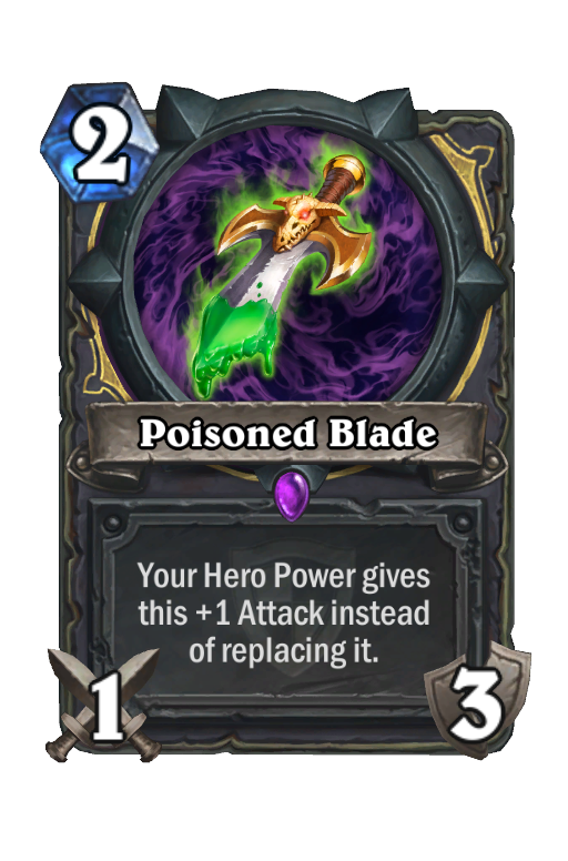 Poisoned Blade Hearthstone kártya