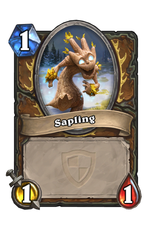 Sapling Hearthstone kártya