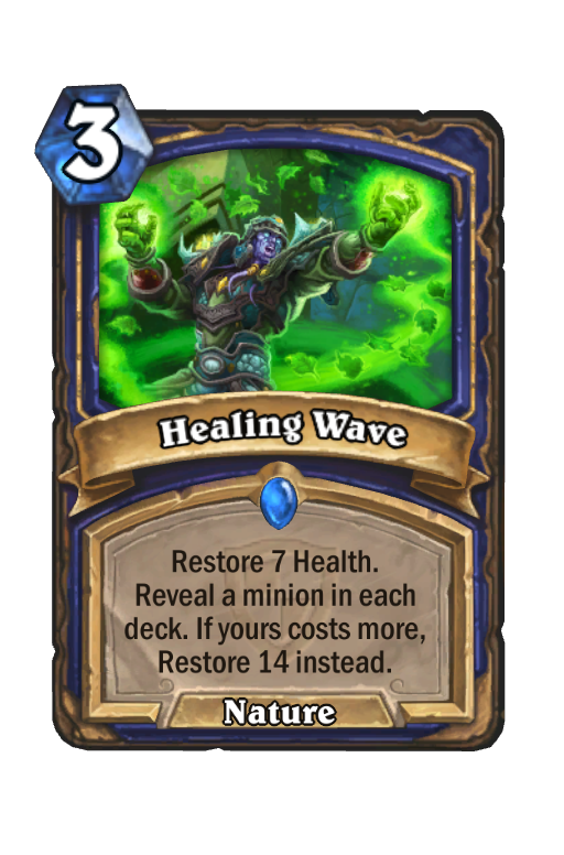 Healing Wave Hearthstone kártya