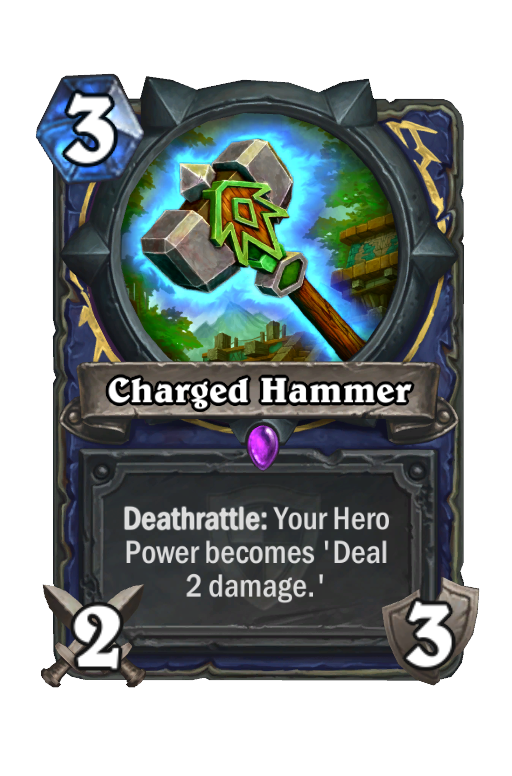 Charged Hammer Hearthstone kártya