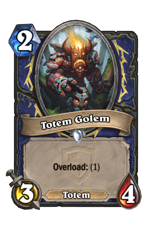 Totem Golem Hearthstone kártya