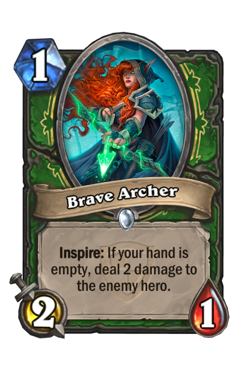 Brave Archer Hearthstone kártya