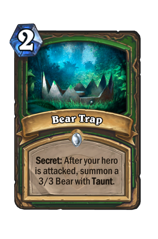 Bear Trap Hearthstone kártya