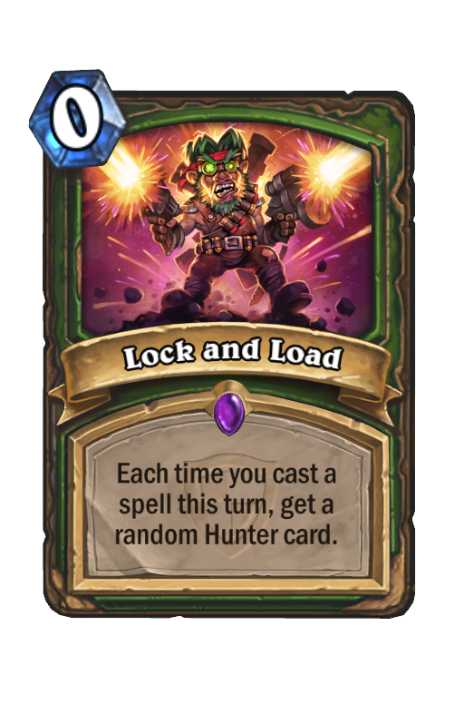Lock and Load Hearthstone kártya