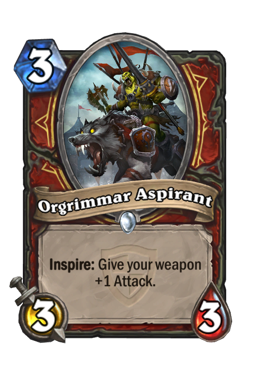 Orgrimmar Aspirant Hearthstone kártya