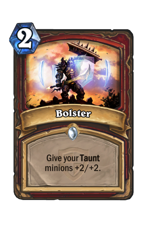 Bolster Hearthstone kártya