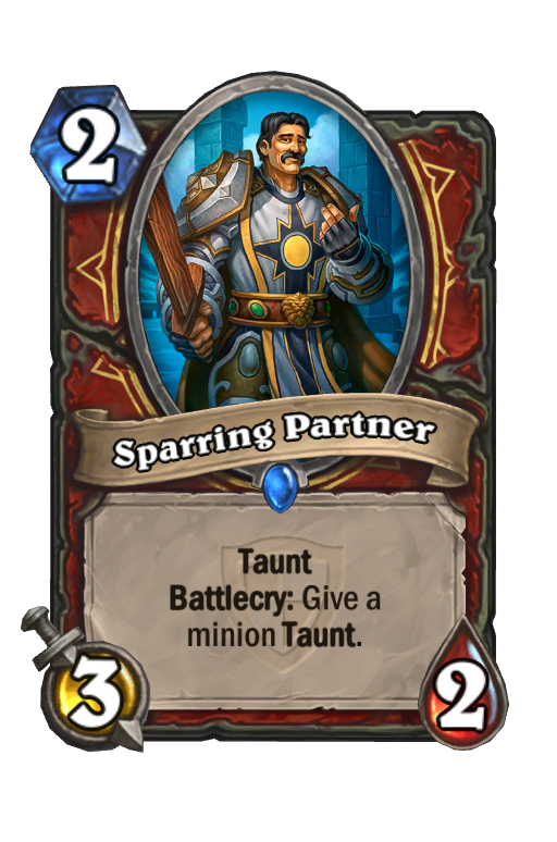 Sparring Partner Hearthstone kártya